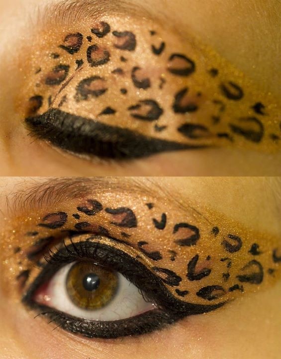 maquillaje carnaval leopardo