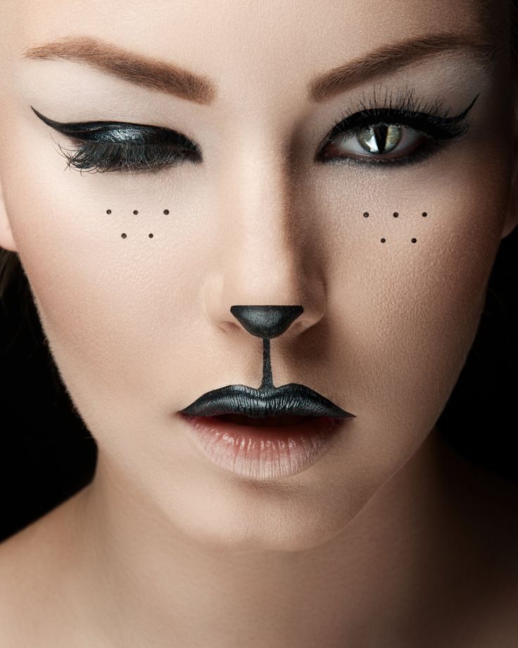 maquillaje disfraz gato